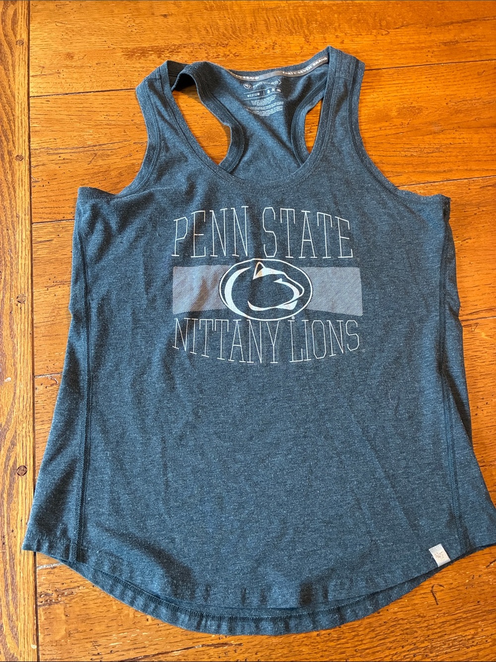 Penn State Nittany Lions Women's Dark Gray Tank Top